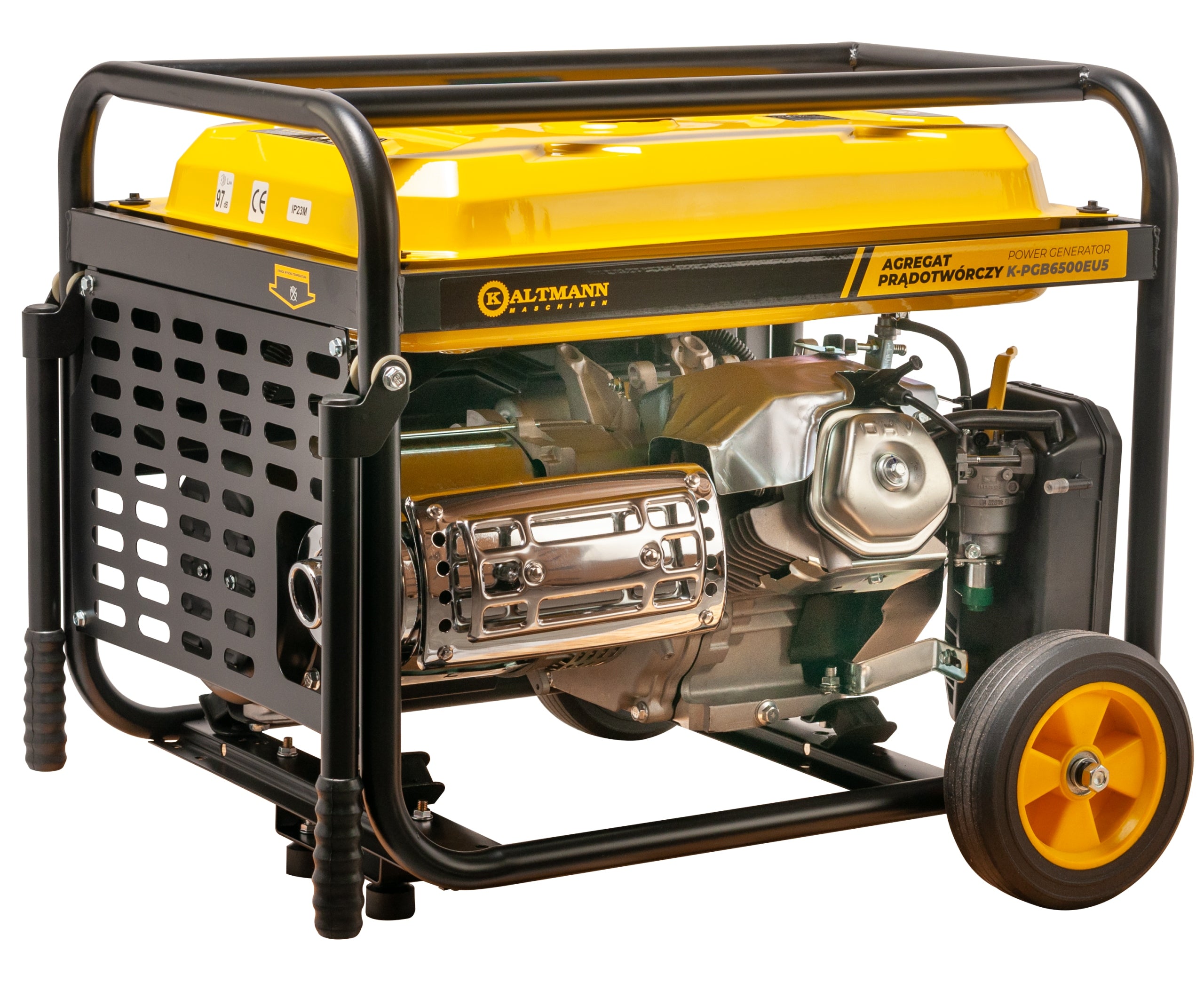Portable Generator Current Generator 5,5kW AVR petrol Brand Kaltmann