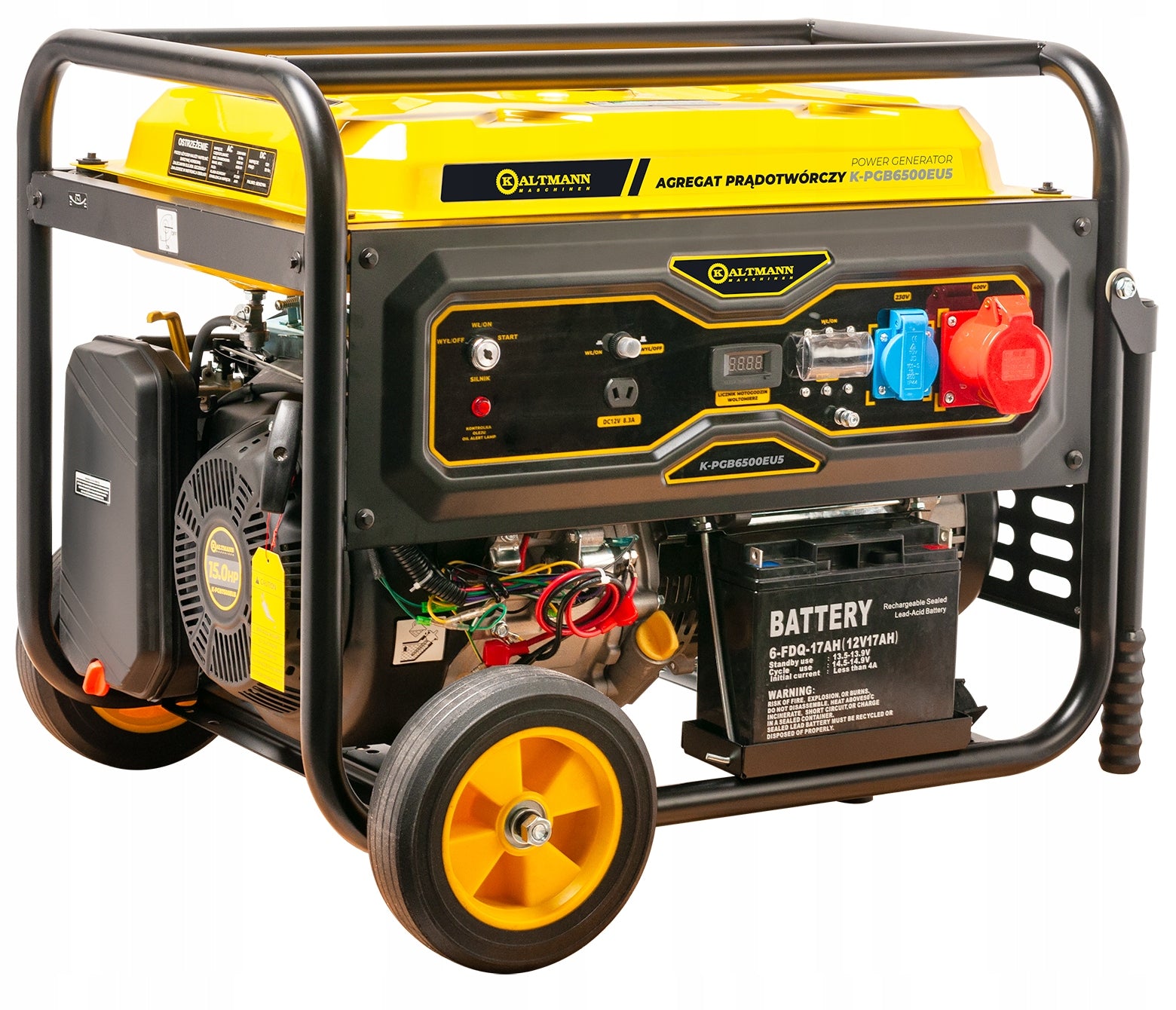 Portable Generator Current Generator 5,5kW AVR petrol Manufacturer code Agregat prądotwórczy 5500W 13KM AVR Fazy 1, 3