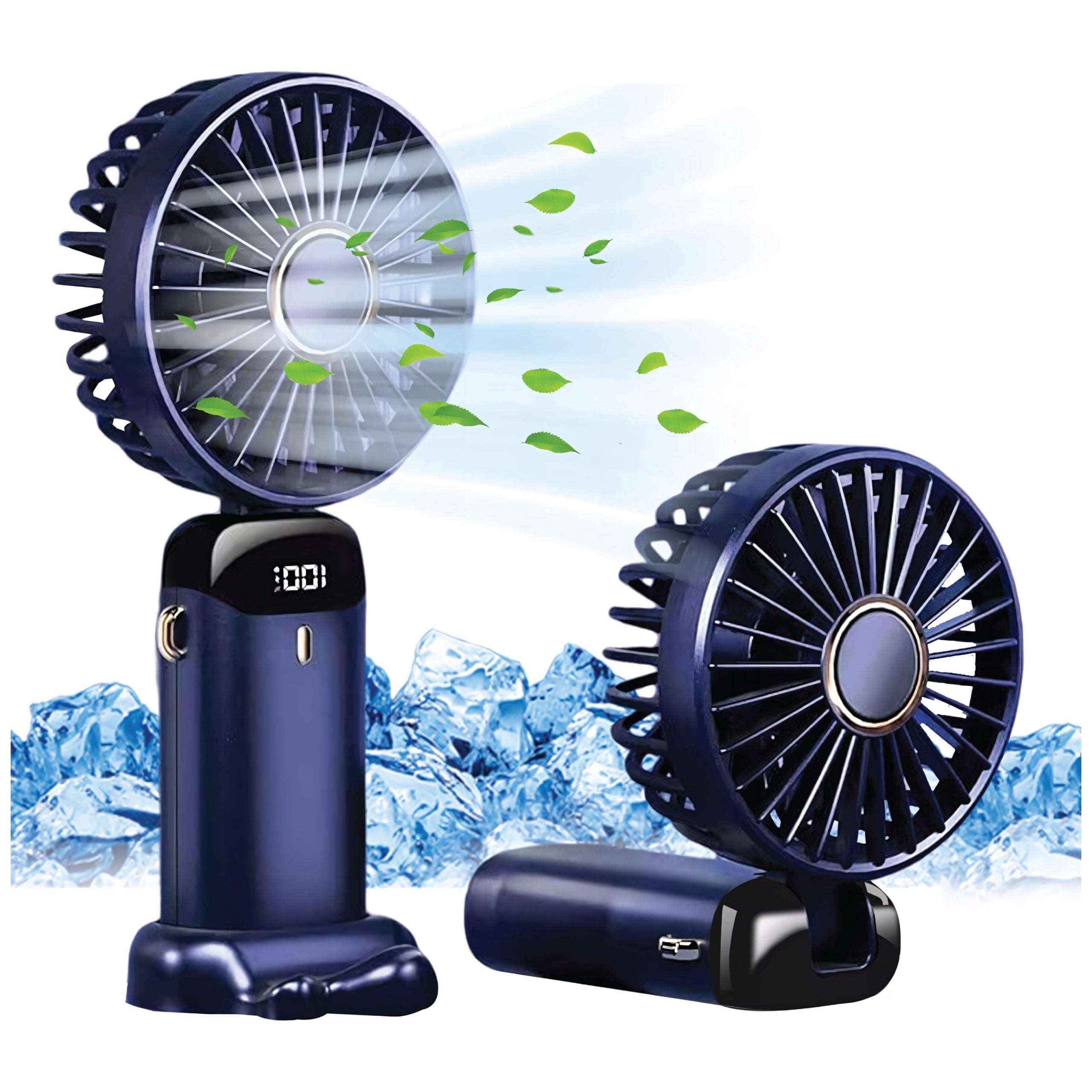 Portable Handheld Fan Mini USB Foldable Desk Fan 5000mAh