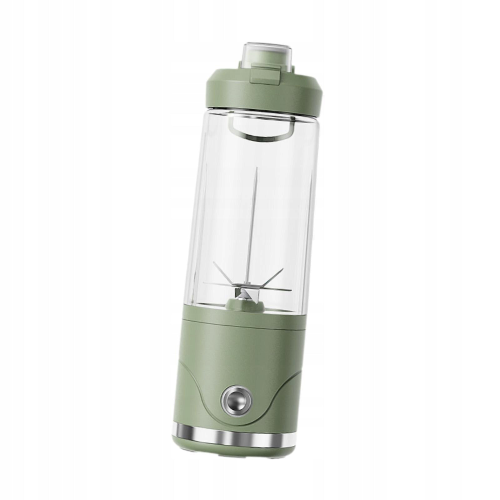 Portable Juicer Mixer Fruit Machine Convenient Versatile Rechargeable Green