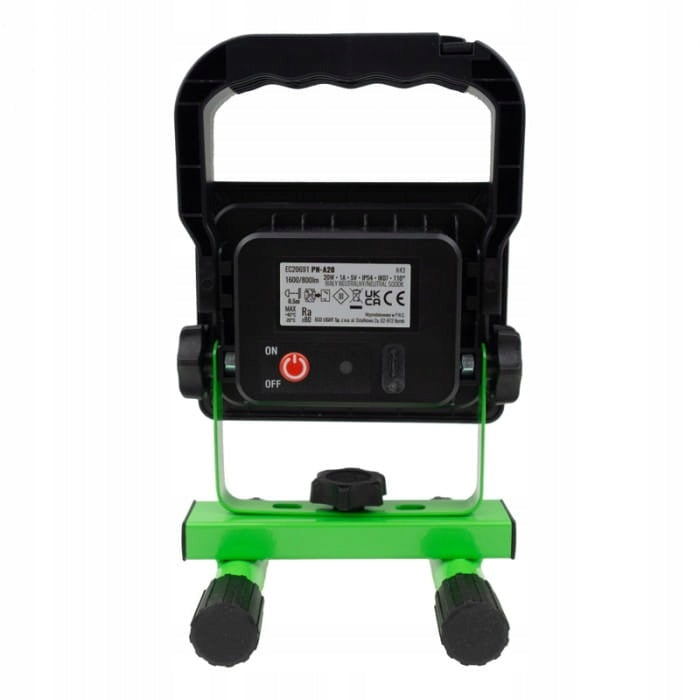 Portable LED Floodlight with 20W Battery PN-A2 EC20691 Eco Light Color temperature 5000 K