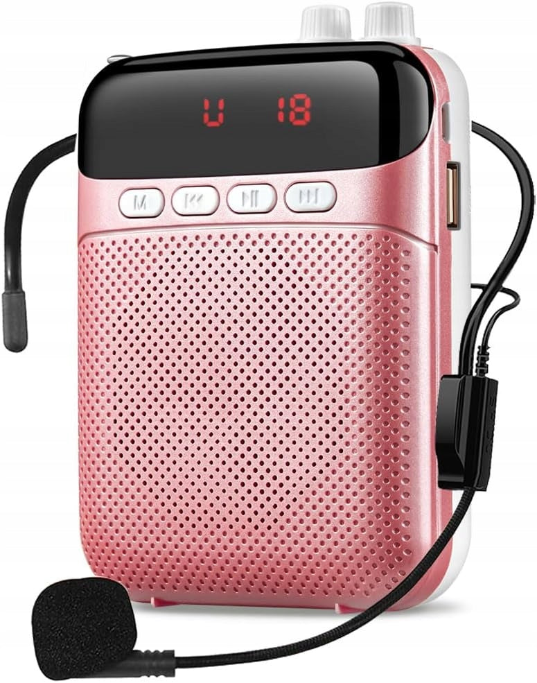 Portable MP3 TF USB AUX 10W Voice Amplifier with Microphone