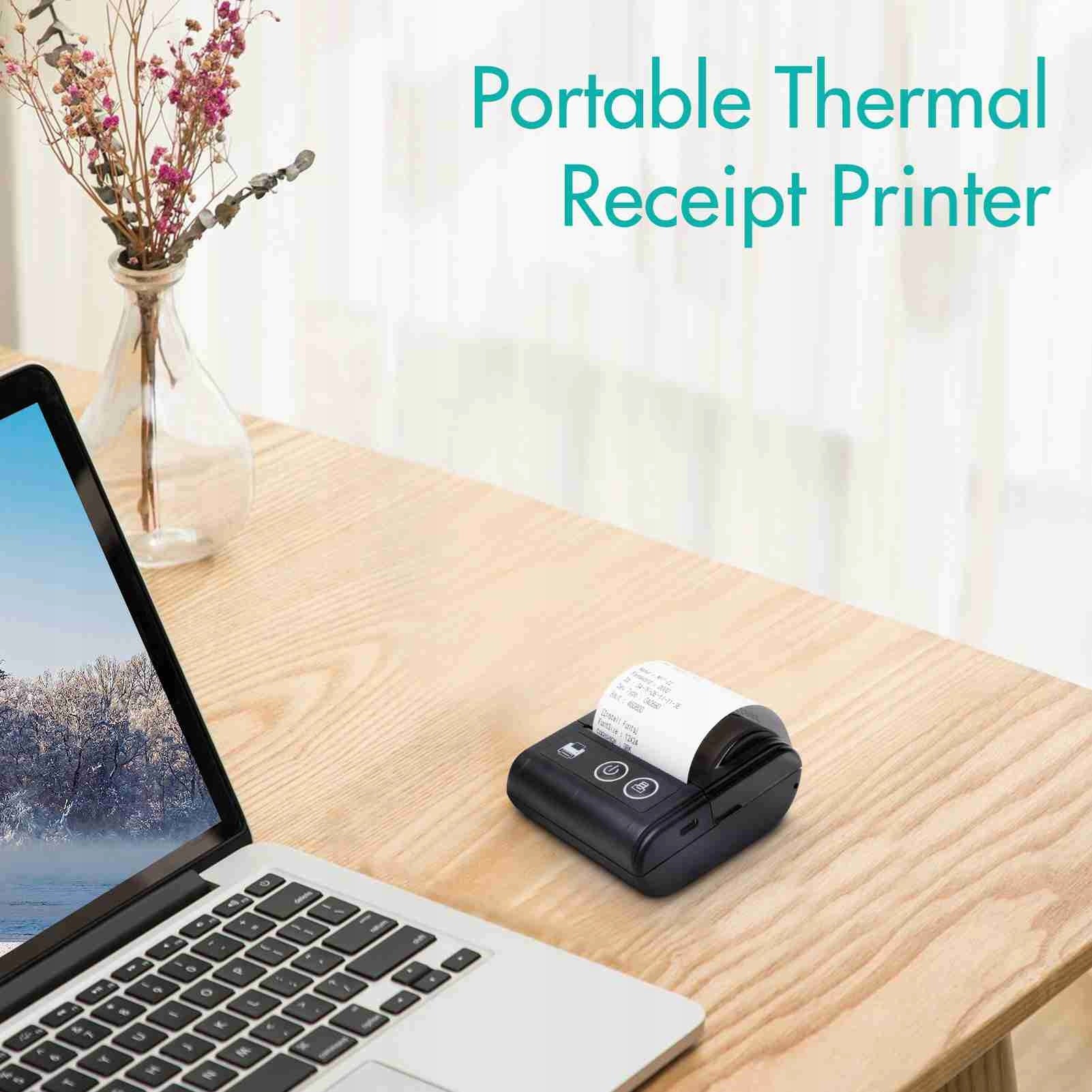 Portable Mini Thermal Receipt Printer USB BT Connection 2 Inch Bezpr Printing technology other