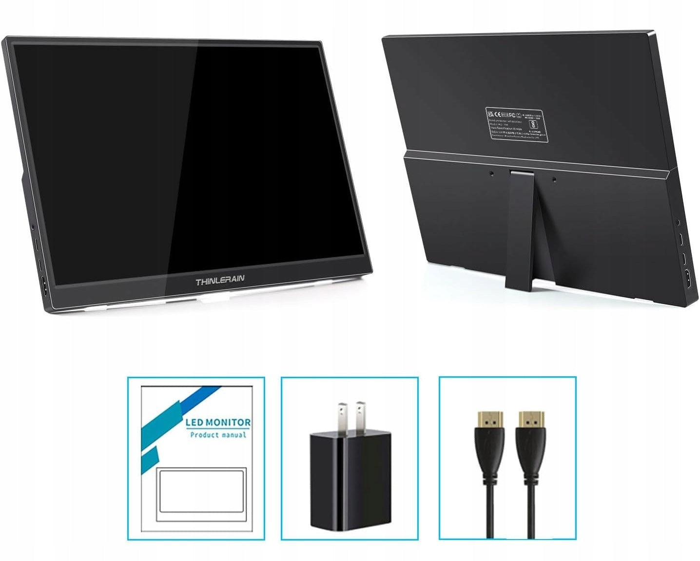 Portable Monitor 11,6" HDMI 1366x768 LED Speakers Raspberry Pi Laptop PC Manufacturer code B0DHXNCY5N