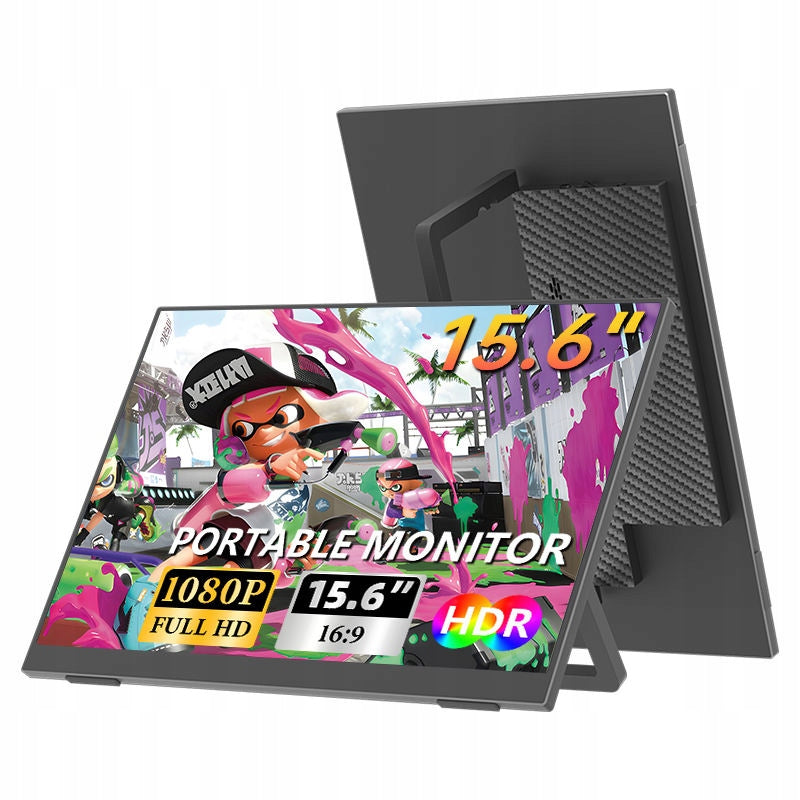 Portable Monitor for Laptop Phone 15,6 inch LED IPS FHD 1920x1080 60hz