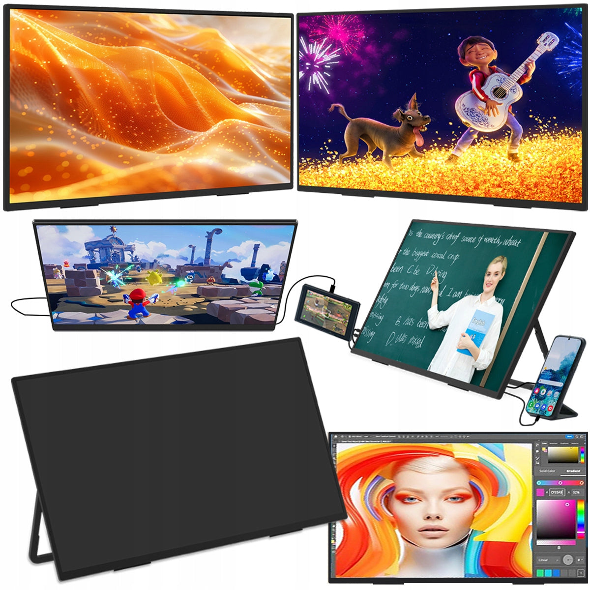 Portable Monitor for Tablet Phone LAPTOP 21,5" FHD IPS 100Hz Z21Lite