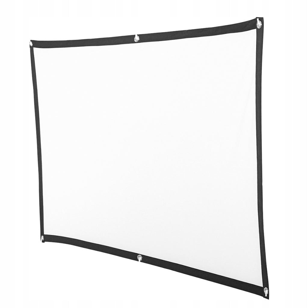 Portable Movie Inch Home Cinema Screen Roll Easily Polyester 60inch Model Projector Screen Film