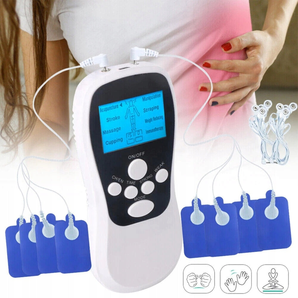 Portable Muscle Therapy Back Pain Electrostimulator Neck 8 Programs Packaging status original