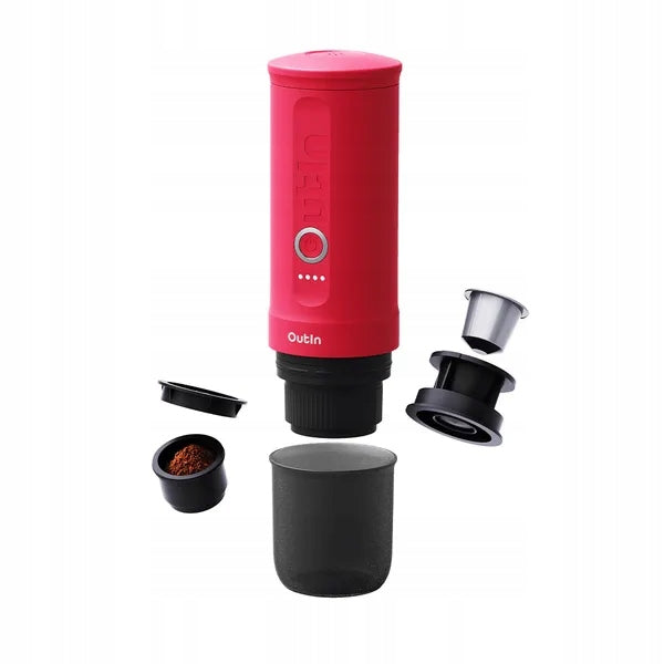Portable Outin Nano Espresso Maker pink Packaging status original