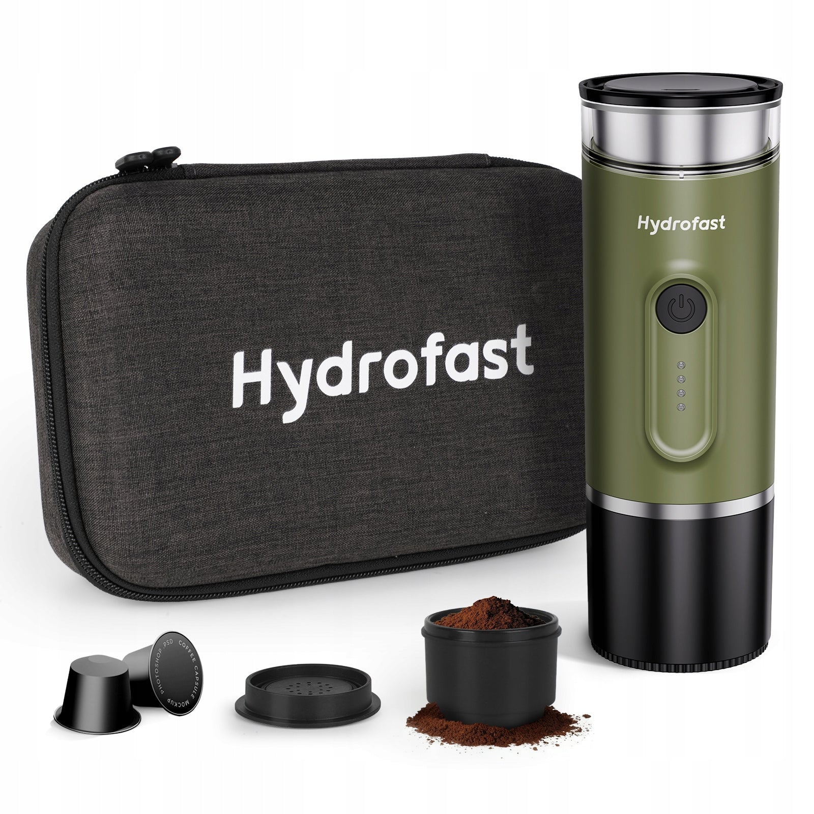 Portable Pressure Coffee Maker 15Bar 2W1 7800mAh Hydrofast PO-100 Packaging status original