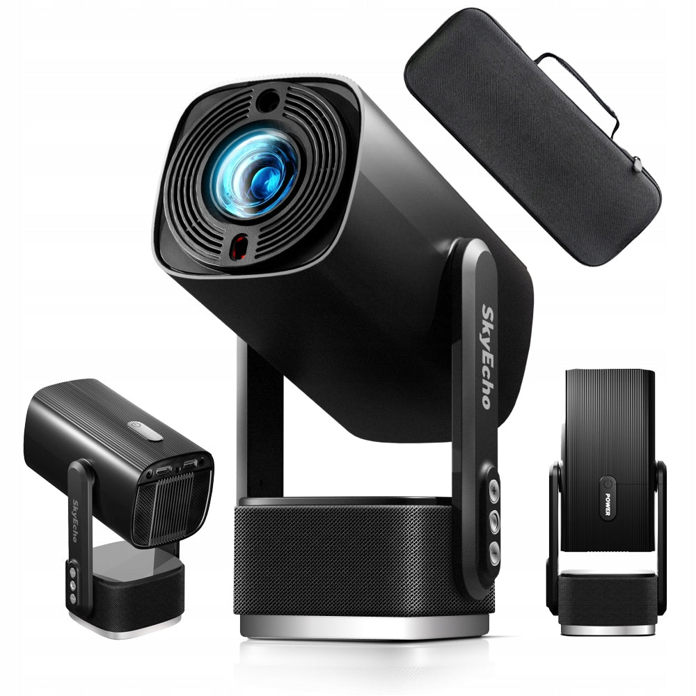 Portable Projector SkyEcho FreeONE Pro 350ANSI 2H Playtime Android 1080P 4K