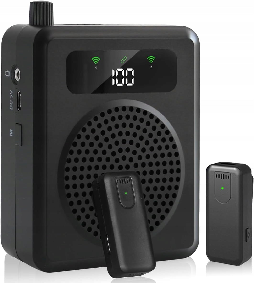 Portable R11 Bluetooth Voice Amplifier with Tie Microphone 2xMicrophone Manufacturer code Przenośny Wzmacniacz Głosu