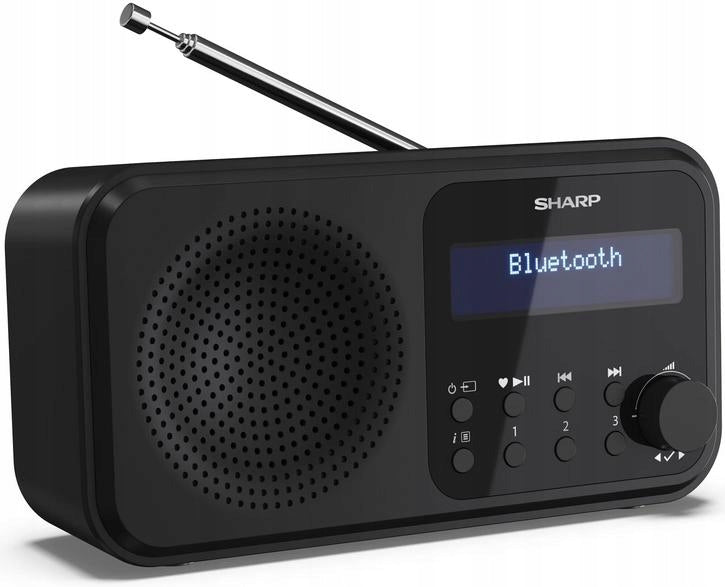 Portable Radio SHARP Tokyo DR-P421 Black Packaging status original