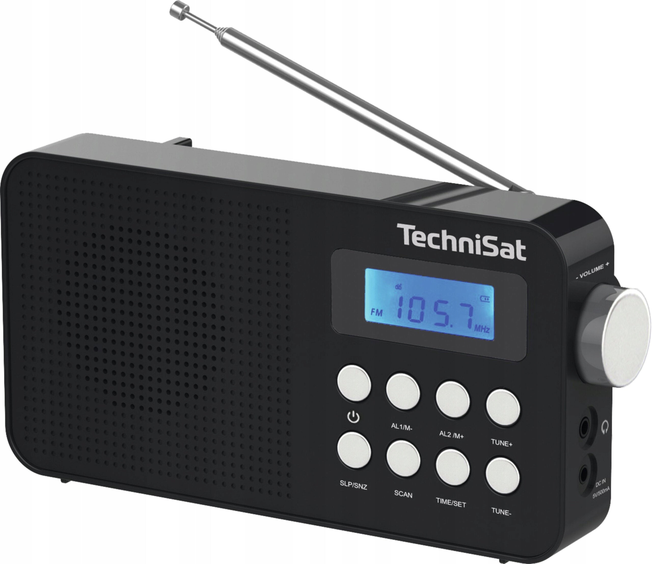 Portable Radio TechniSat CLASSIC 110 FM Clock Alarm Clock Batteries