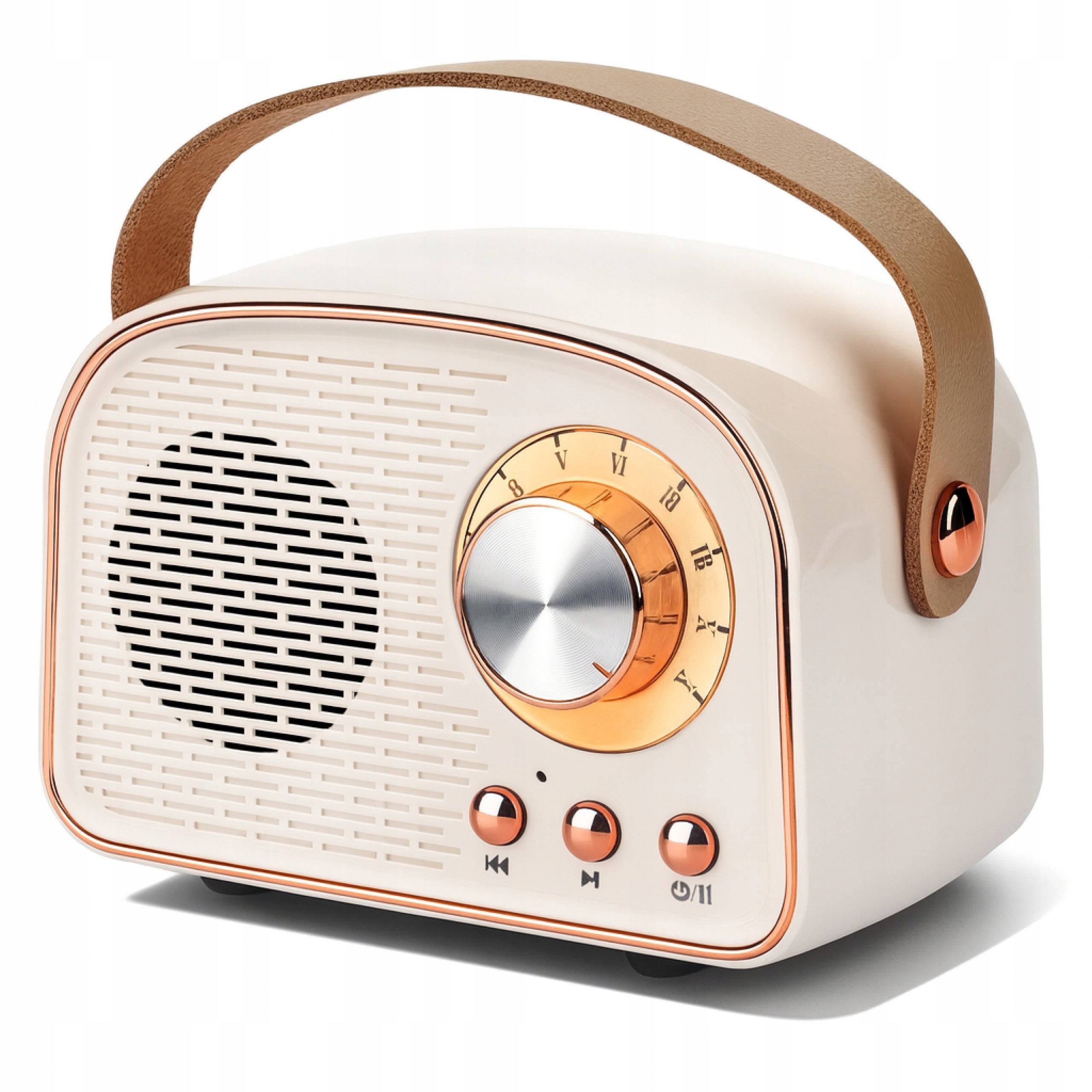 Portable Retro Kitchen FM Radio + Bluetooth Speaker USB SD Packaging status original