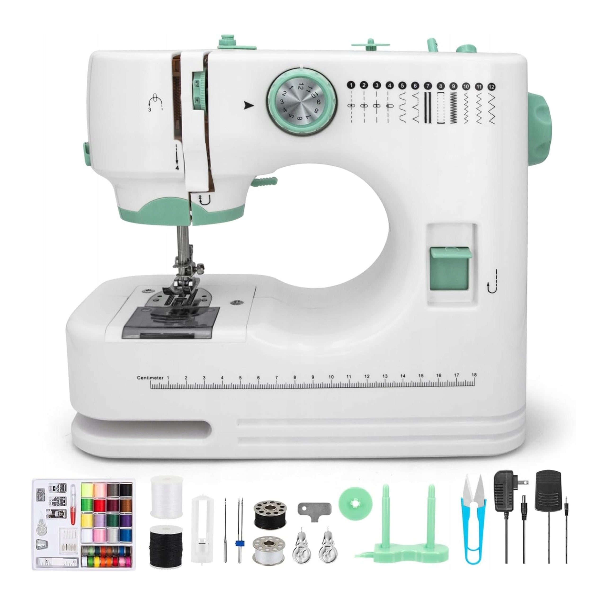 Portable Sewing Machine for Home Beginners 12 Stitch Patterns