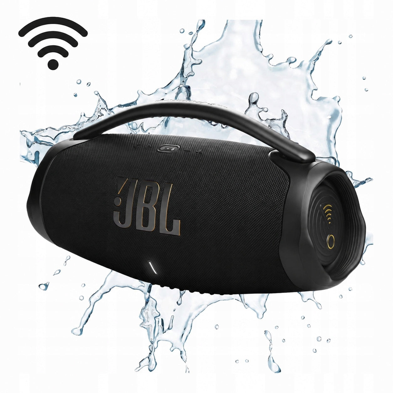 Portable Speaker JBL Boombox 3 WiFi,BT, 24H, 80W, IP67 PowerBank Black Packaging status original