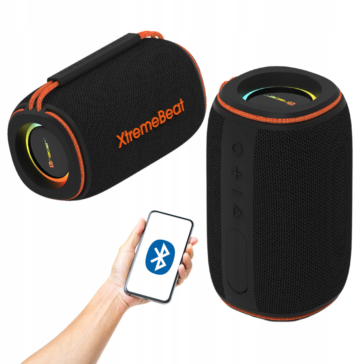 Portable Speaker Waterproof Tracer XtremeBeat TWS Bluetooth Black 15W