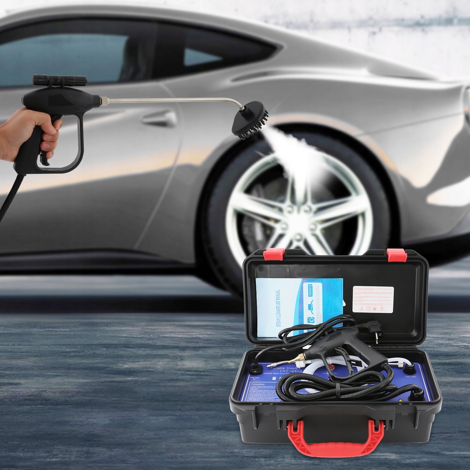 Portable Steam Cleaner, 3000w Steam Cleaning Machine for Range Hoods Clean Power 3000 W