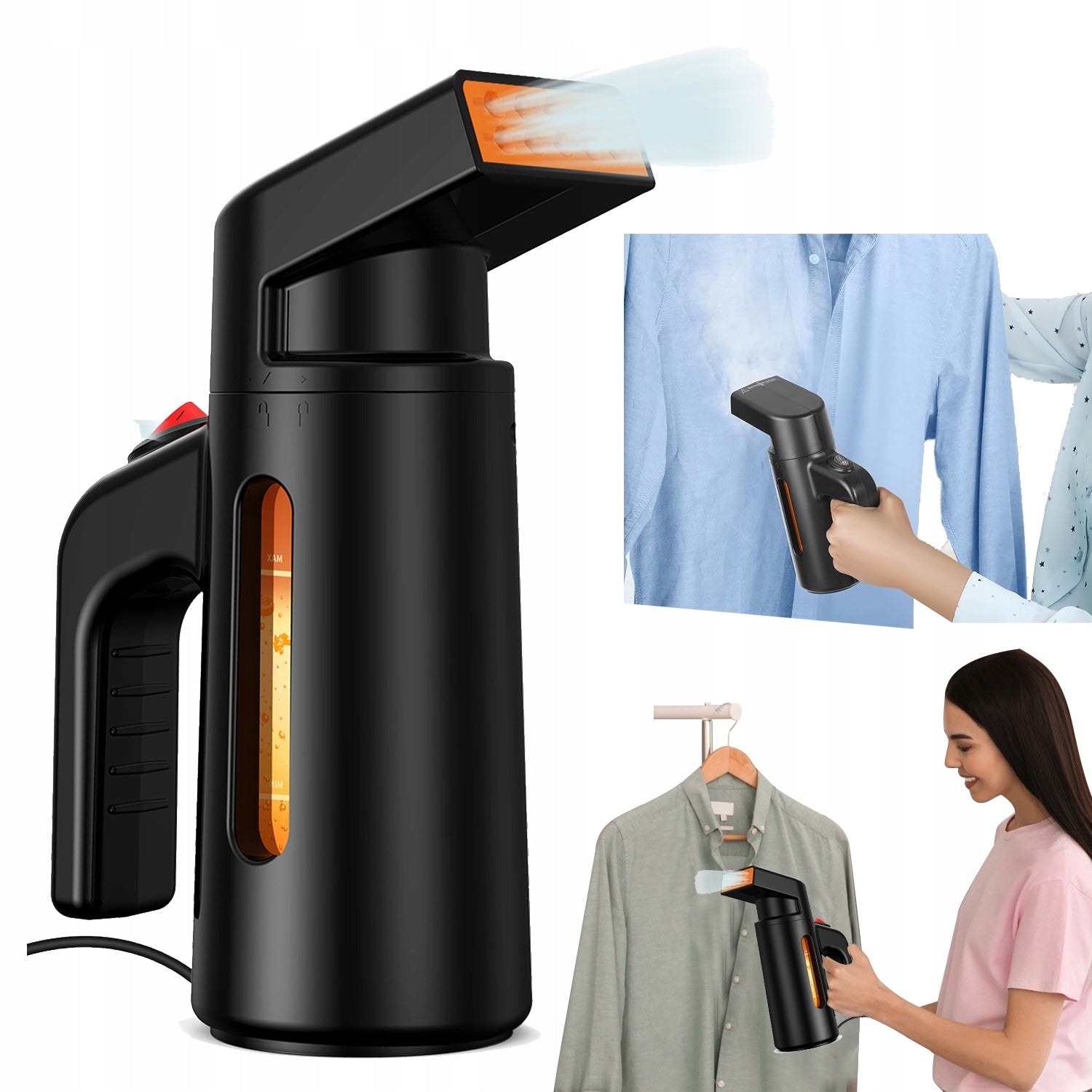 Portable Steam Iron 700w Handheld Clothes Steamer Crush Removal
