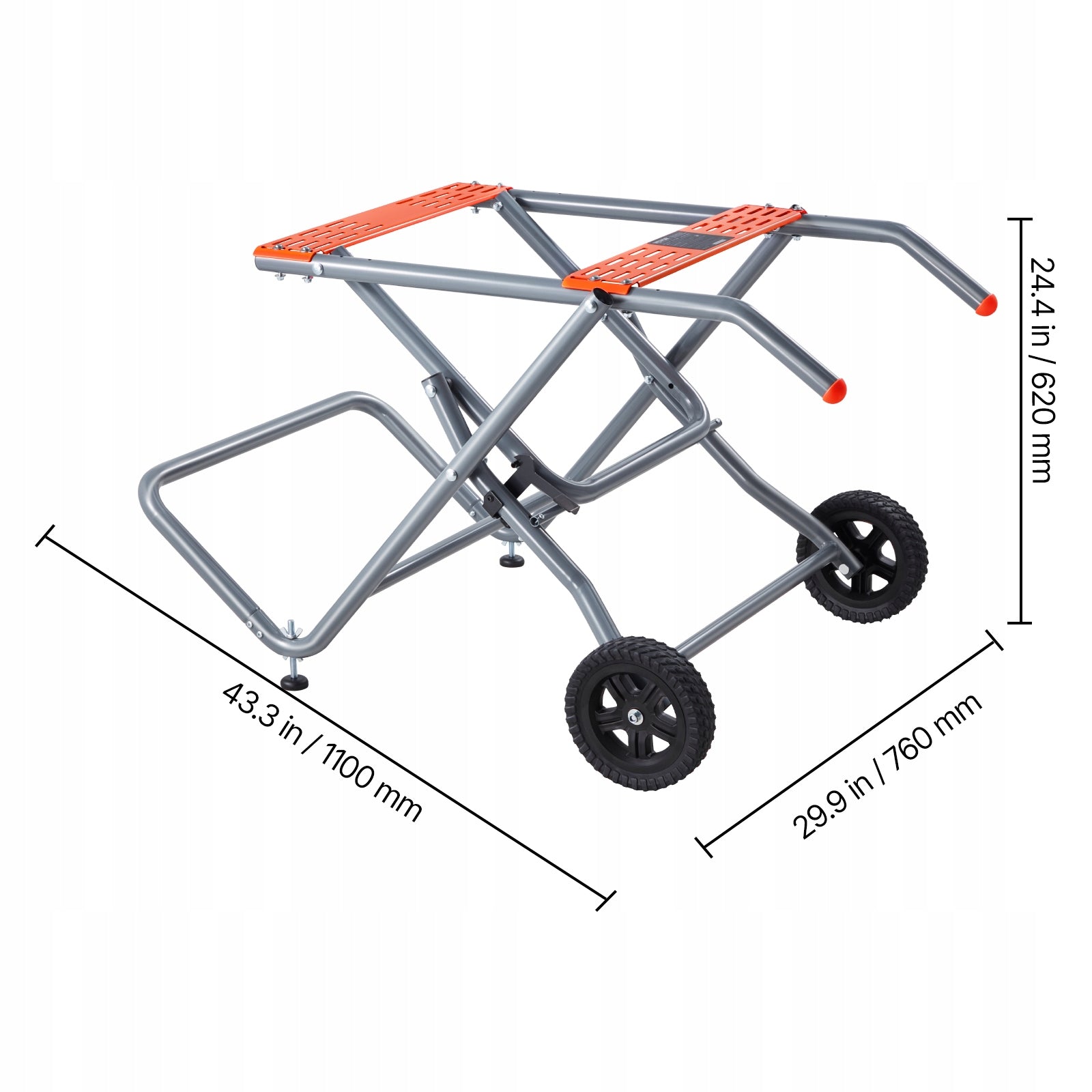 Portable Table Saw Stand with Wheels 350lbs Load Capacity Rolling Foldable Brand Vevor