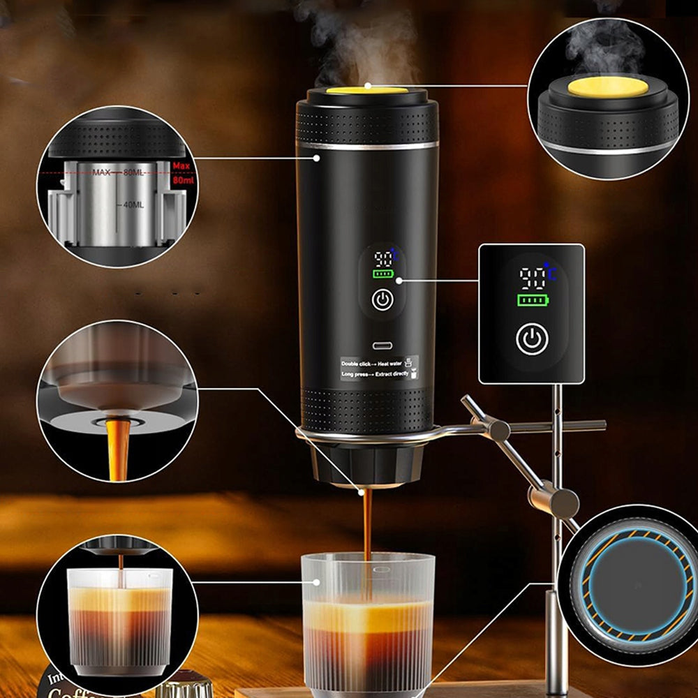 Portable Wireless Coffee Maker 7500mah For Travel Strong Brand Bedee