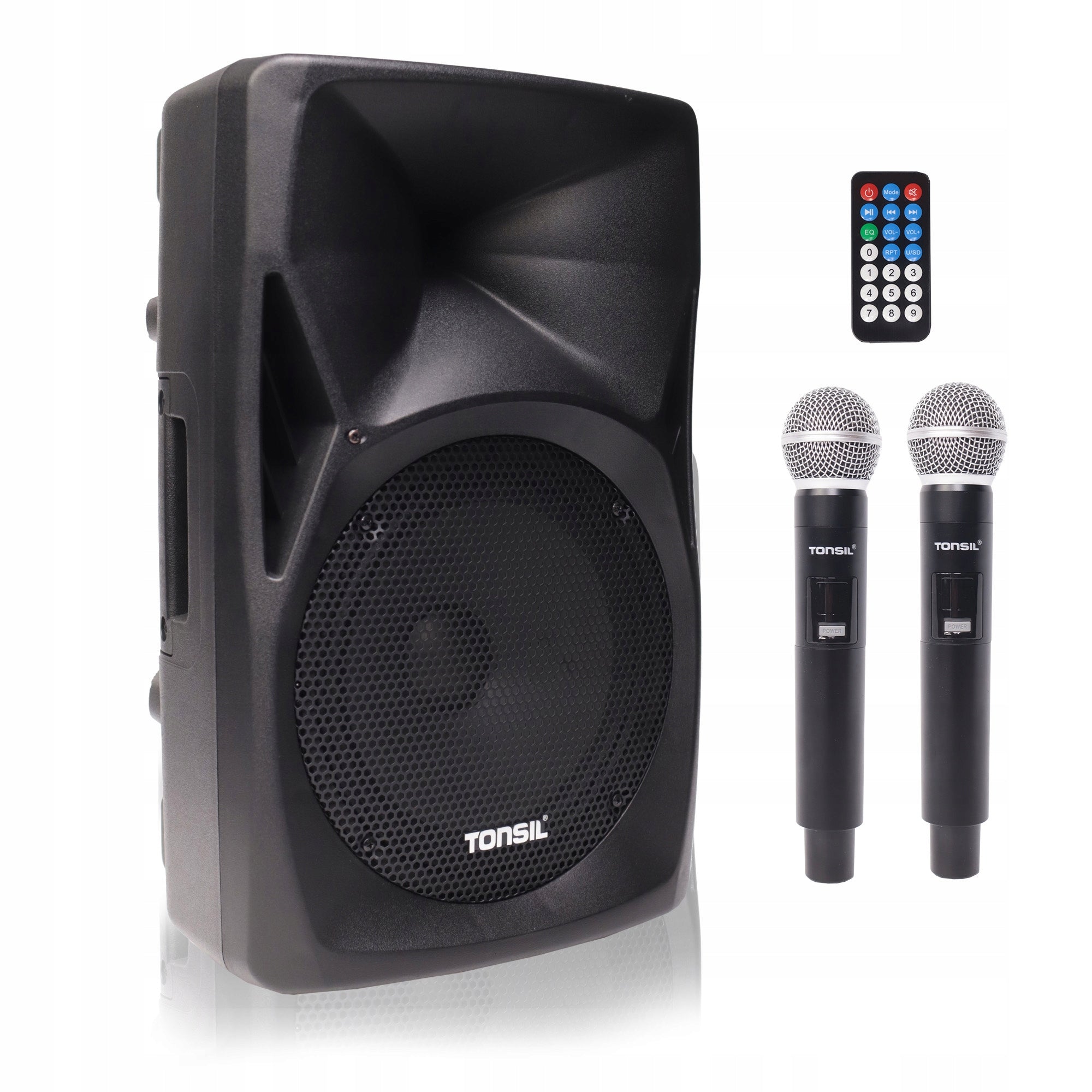 Portable Wireless Speaker TONSIL ZP 12+ 2 UHF Wireless Microphones