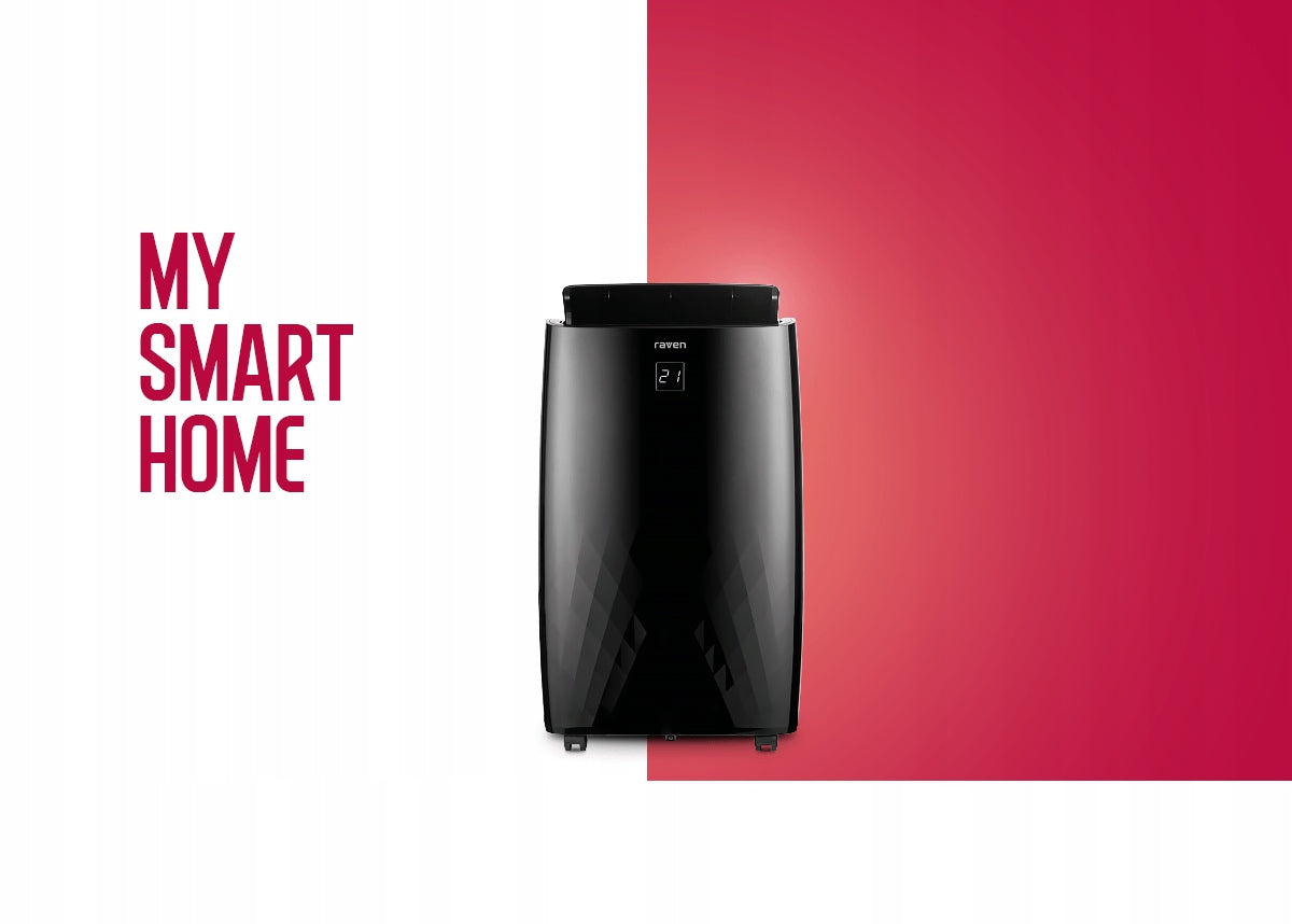 Portable air conditioner RAVEN EK005 3500W 400 m3/h Pilot Black