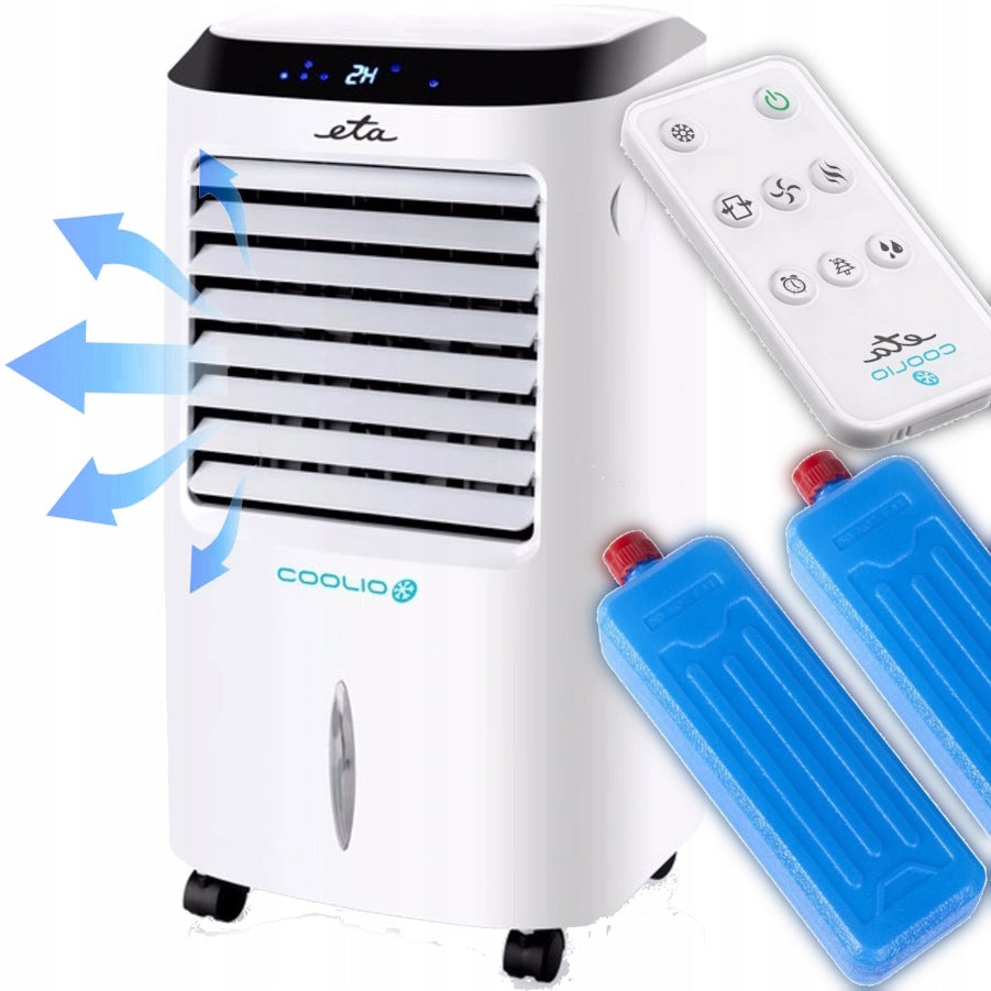 Portable air conditioner, air conditioner ETA Coolio 4in1, humidification ionization 65 W