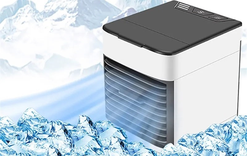 Portable air conditioner small 3in1 for water and ice white Brand no brand