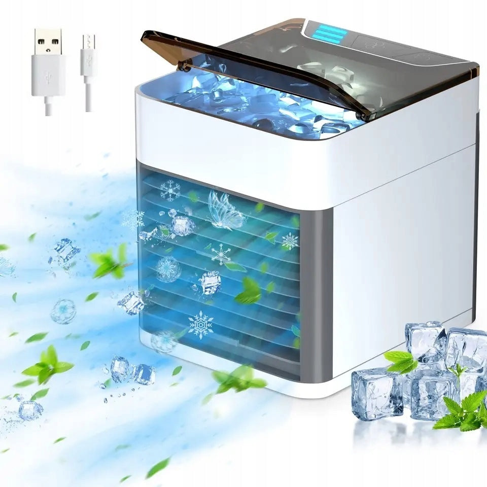 Portable air conditioner small 3in1 for water and ice white Type air conditioner