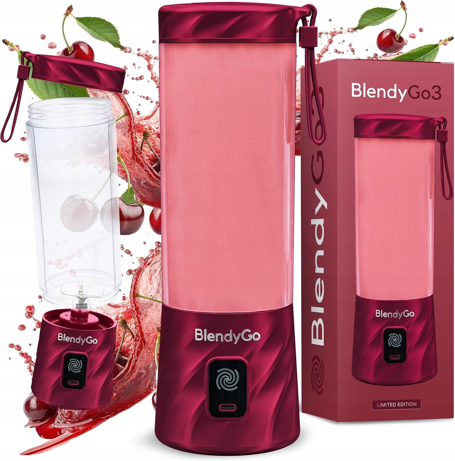Portable blender BlendyGo 3 mini blender for smoothie ice and frozen fruit