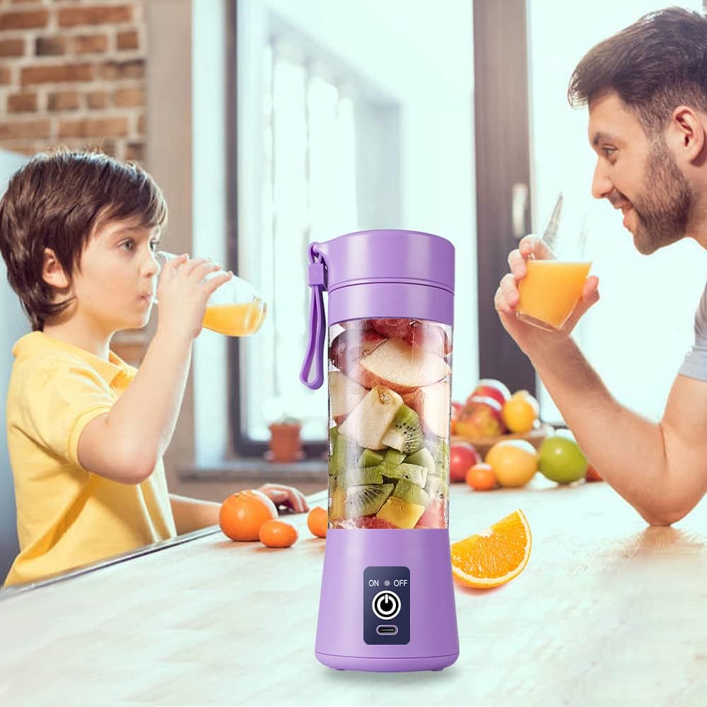 Portable blender, personal, juicers, 380 ml, manual Brand no brand