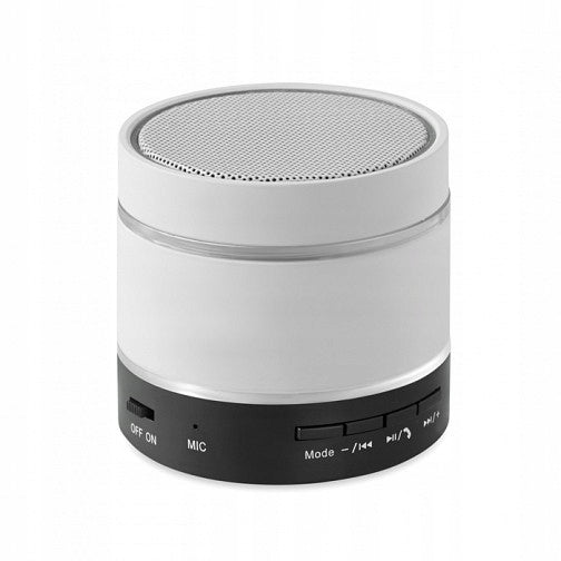 Portable bluetooth speaker 2.1 with ABS WHITE always at hand