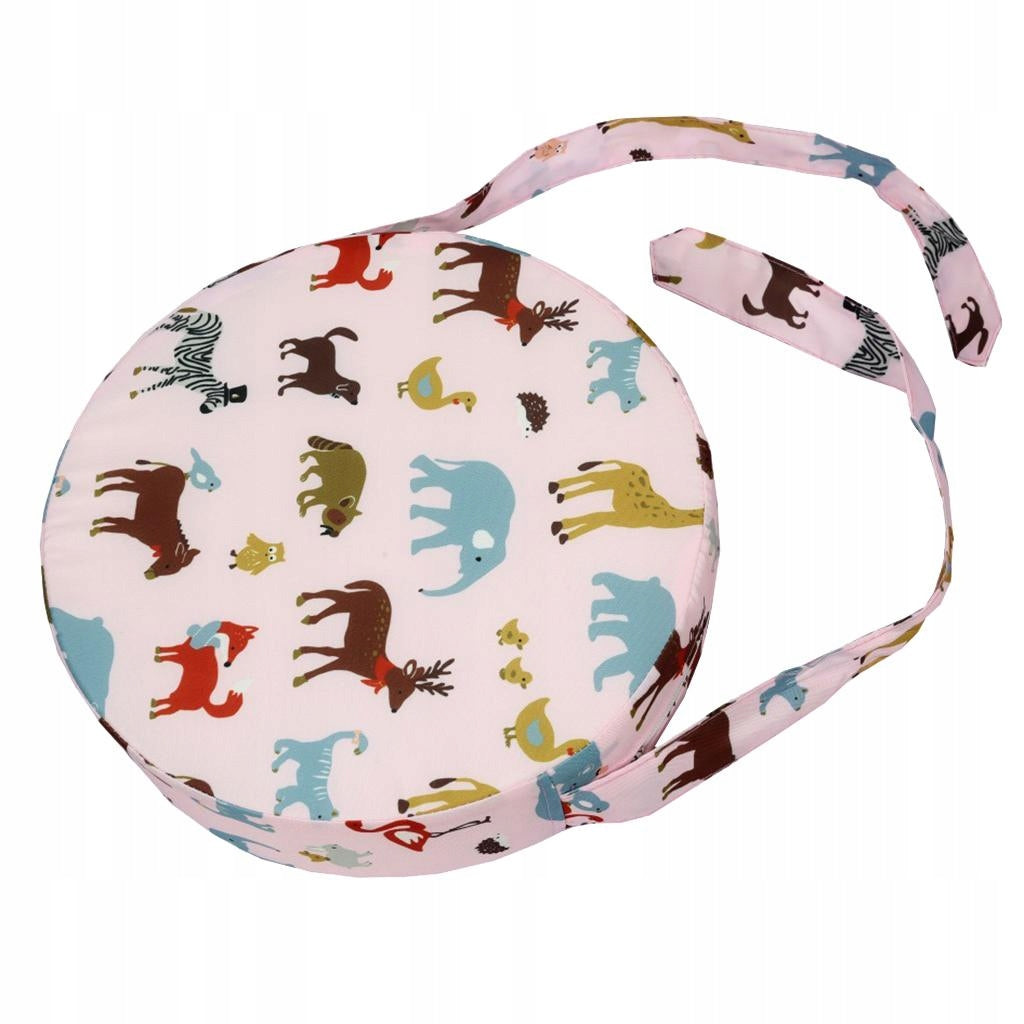 Portable booster seat, children s chair cushion, children s chair Pink