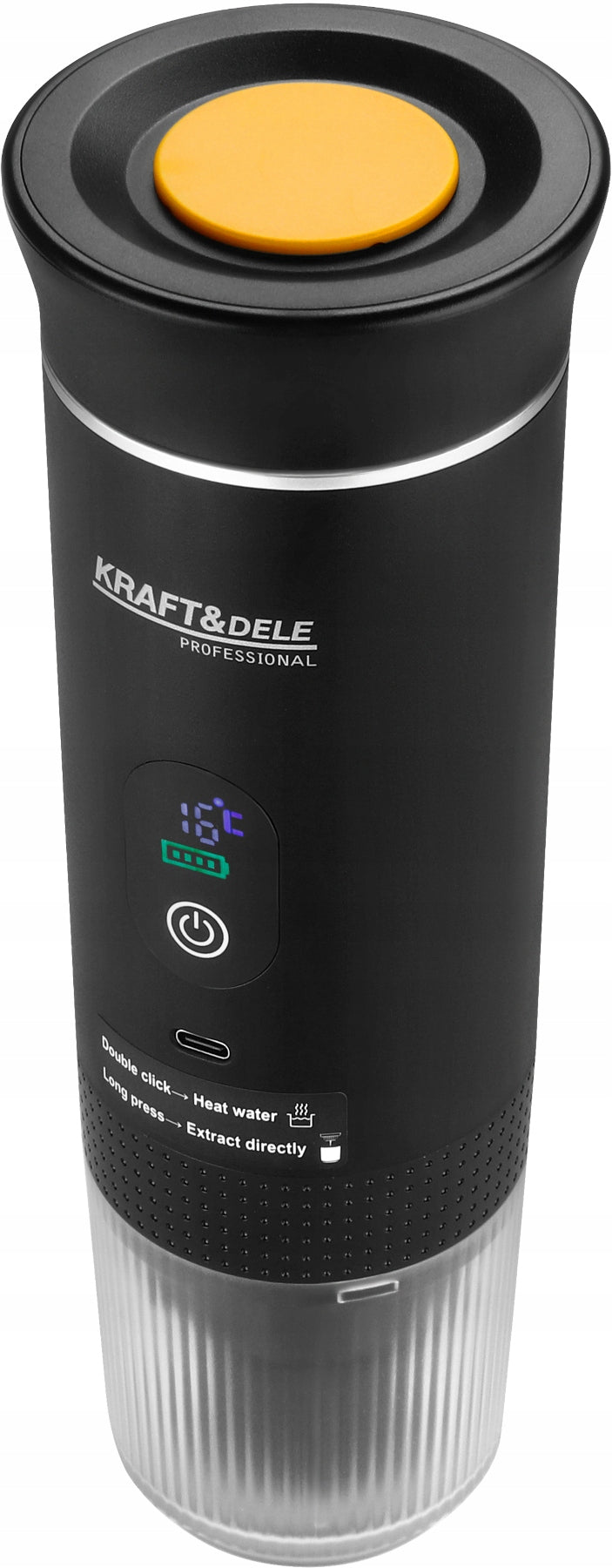 Portable coffee maker 125W 3in1 Kraf&Dele KD4285 Manufacturer code KD4285