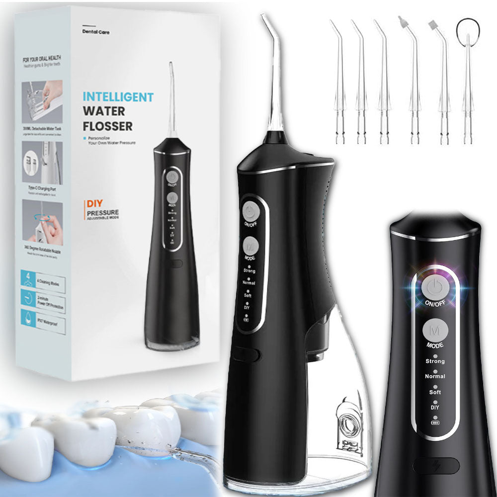 Portable flosser Wireless flosser 4 operating modes 1600-1800 times/min