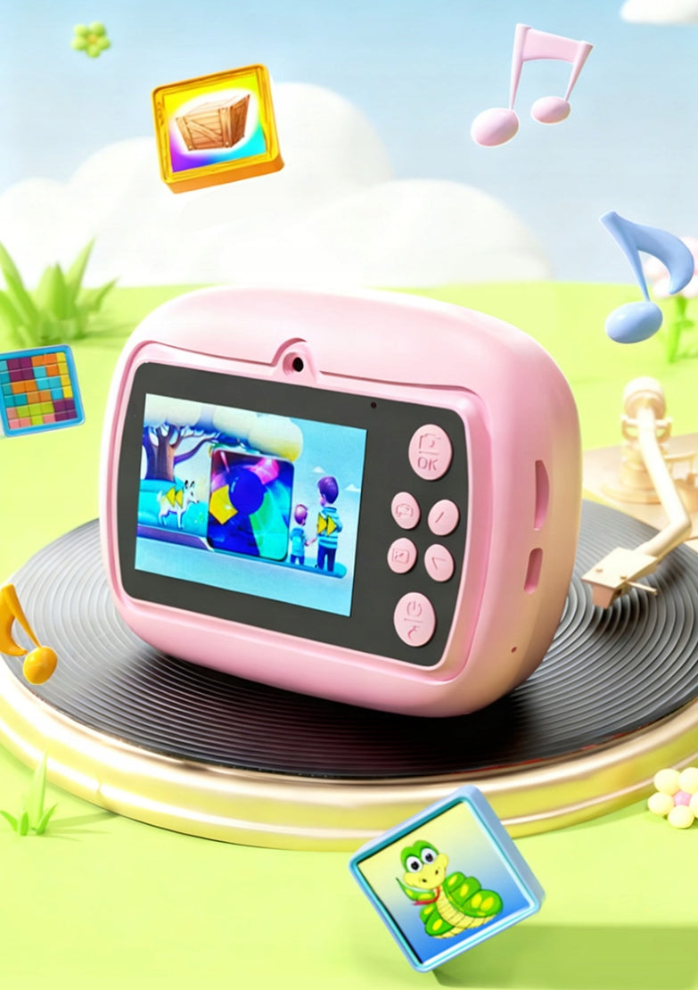 Portable instant camera for kids, color photos64GB +Game Brand no brand