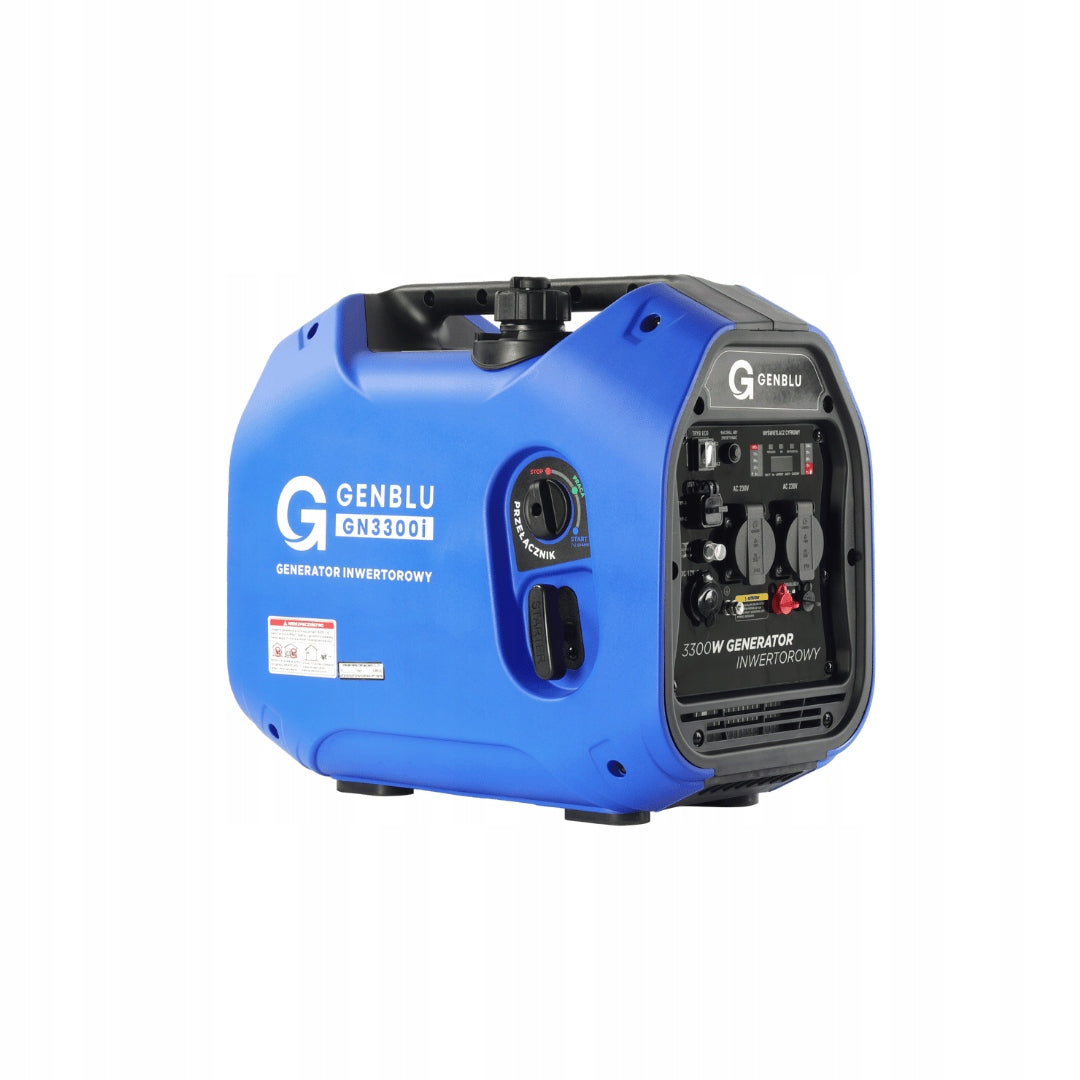 Portable inverter generator set GENBLU GN3300i 3,3 kw QUIET Manufacturer code GN3300i