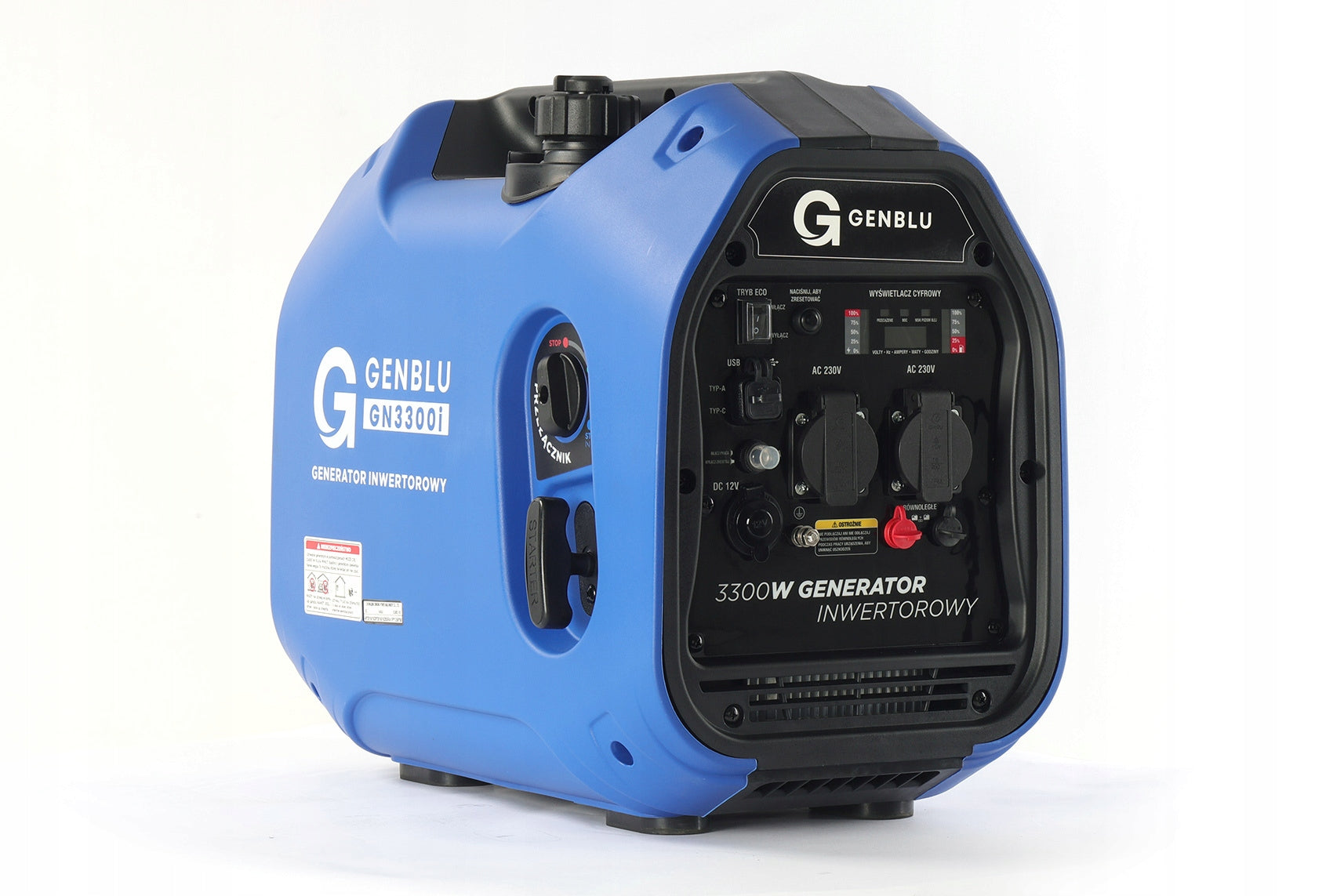 Portable inverter generator set GENBLU GN3300i 3,3 kw QUIET Packaging status original