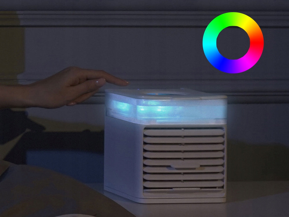 Portable mini air conditioner arctic air cooler RGB LED 0,5L Manufacturer code 16030