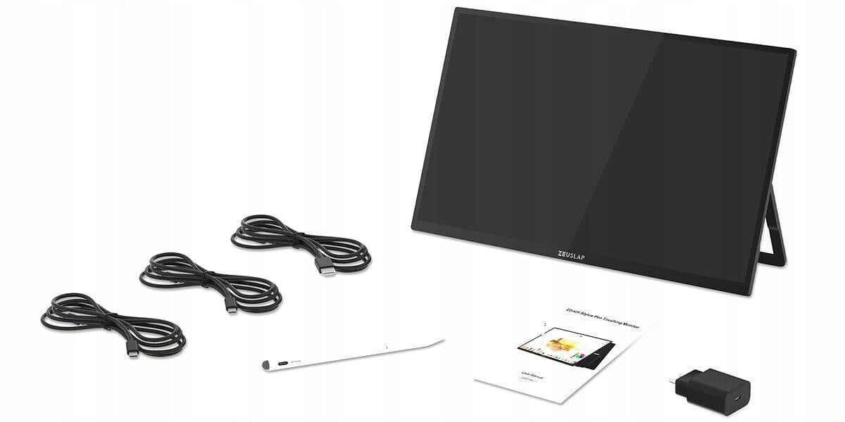 Portable monitor ZEUSLAP Z22P PRO - 60Hz 2560x1440 IPS 22" Packaging status original