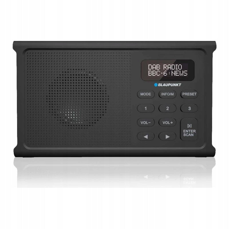 Portable radio DAB Blaupunkt DR3BK BT 5.3 FM with RDS Rechargeable AUX USB-C