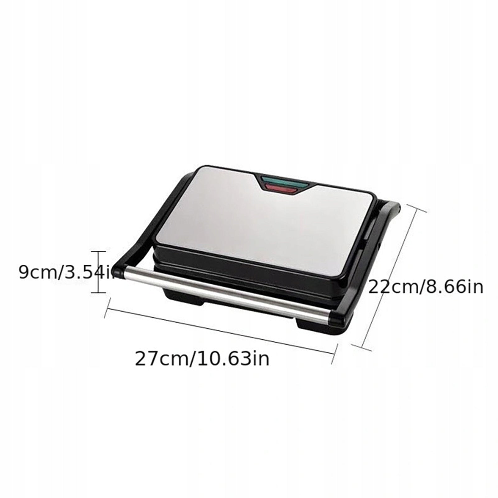 Portable sandwich maker Panaini Grill up to 6 slices 850 W NC Power rating 1 W