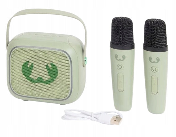 Portable set Fresh 'n Rebel KARAOKE KIDS speaker +2 x microphone GREEN EAN (GTIN) 8720249812838