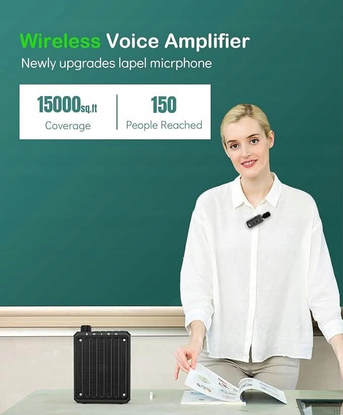 Portable speaker 2000mAh Shidu black with clip-on microphone Manufacturer code M800