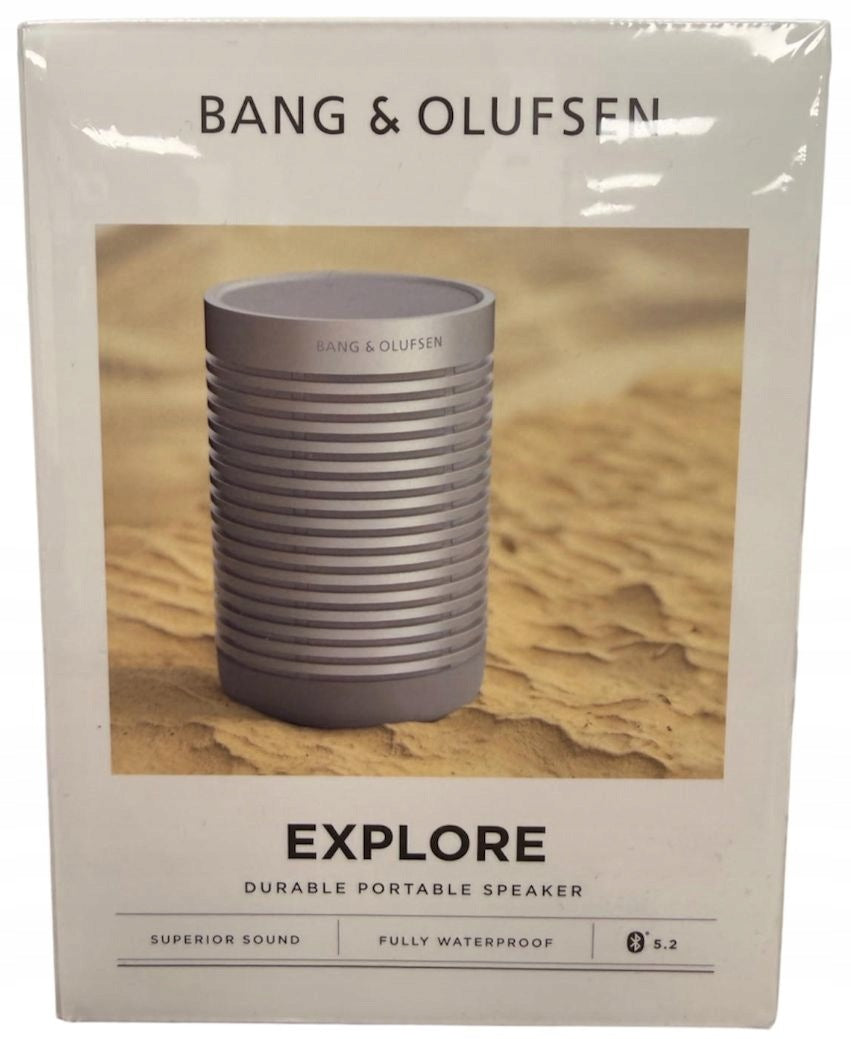 Portable speaker Bang & Olufsen Beosound Explore grey 60 W