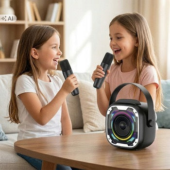 Portable speaker Blavec Karaoke 8W Bluetooth headset + two microphones Packaging status original