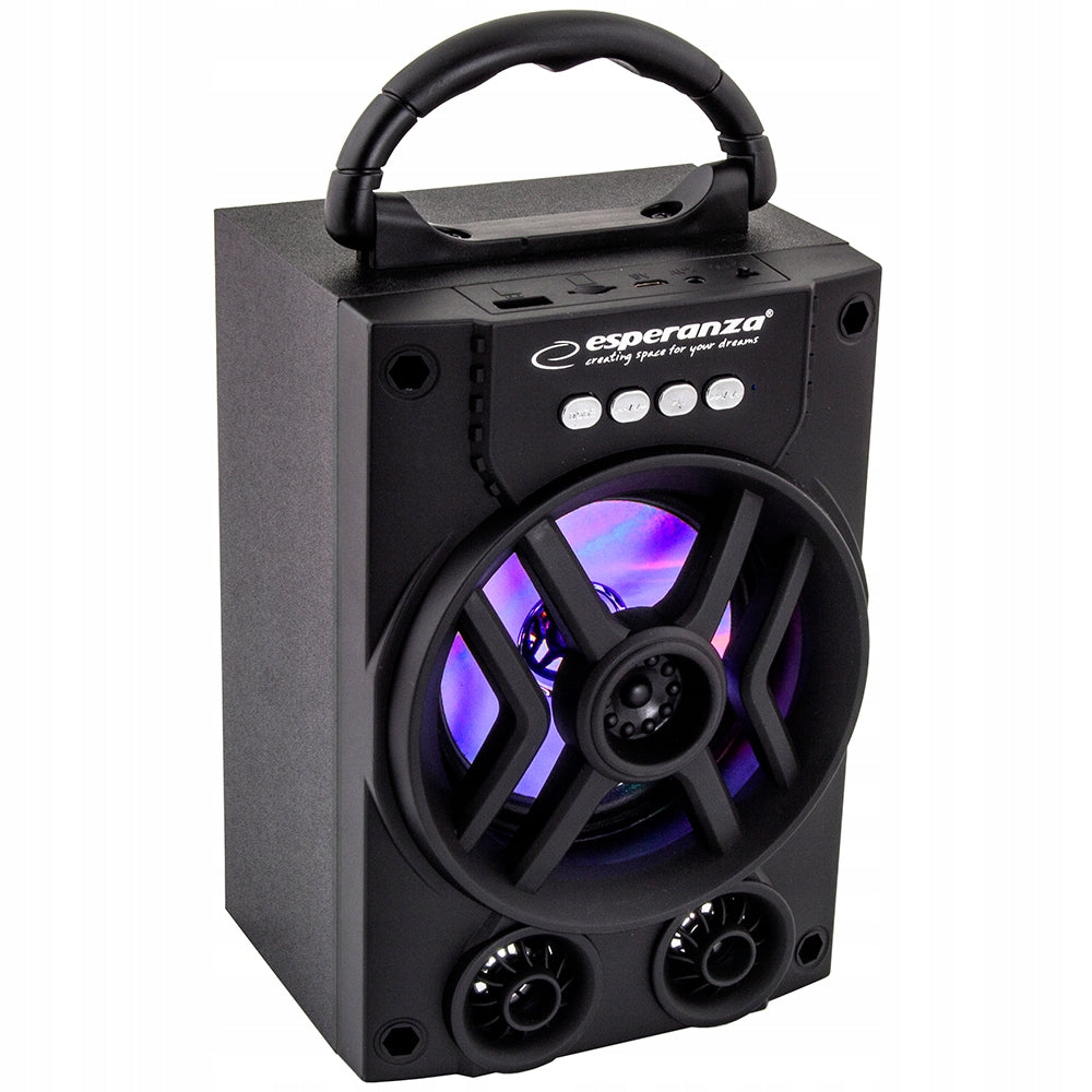 Portable speaker Esperanza RHYTHM black 5 W