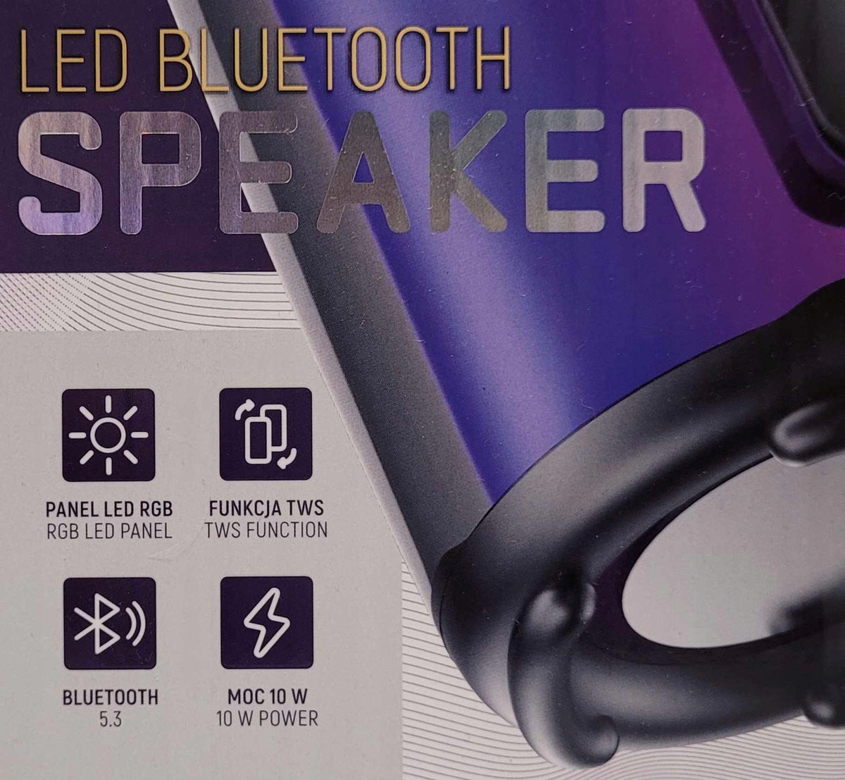 Portable speaker Forever 10W Bluetooth 5.3 function TWS USB/C AUX microphone Batteries included yes